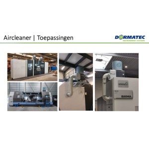Dormatec Aircleaner - olienevel filtratie - AF-40PL - Toepassingen